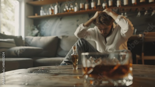 Wallpaper Mural The man with alcohol problem Torontodigital.ca