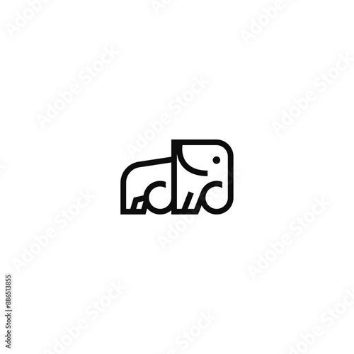 Free Download Elephant music note logo design combination. - GFXLoad