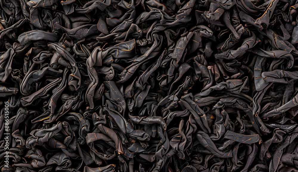 Dry black tea leaves macro texture background.
Asian herbal health product,banner for advertising and text space. Dry black tea leaves macro texture background.
Asian herbal health product,banner for advertising and text space.