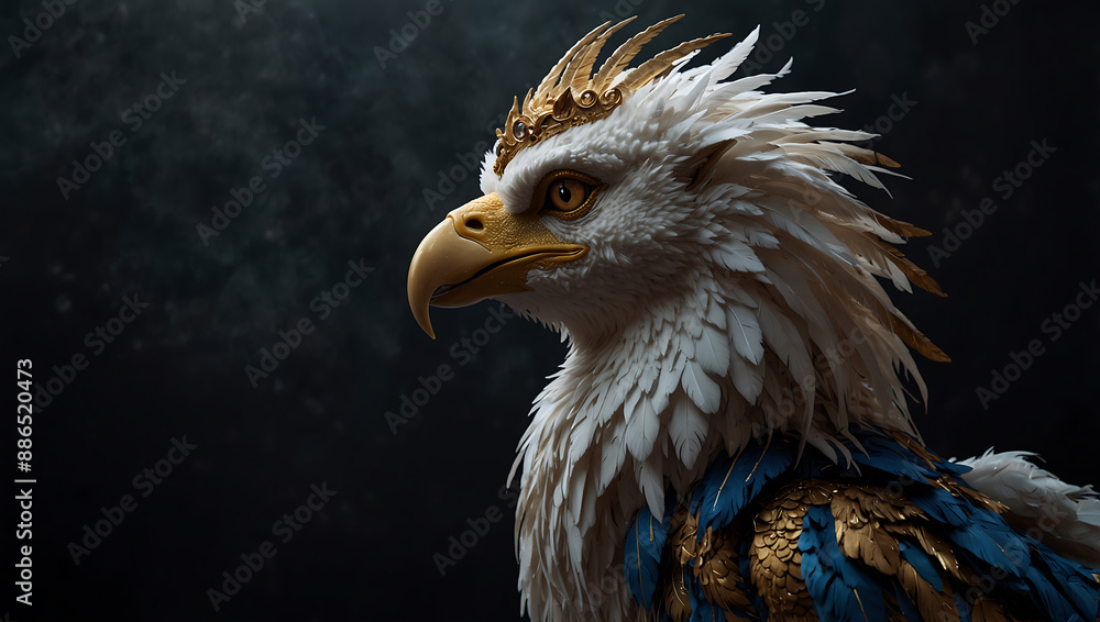 Fototapeta premium portrait of a bald eagle