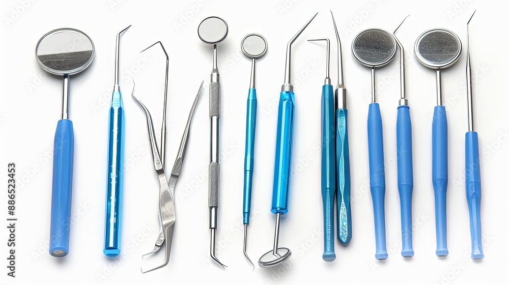 Set of Dentist's Tools for Oral Care
Set of Dentist's Tools for Oral Care