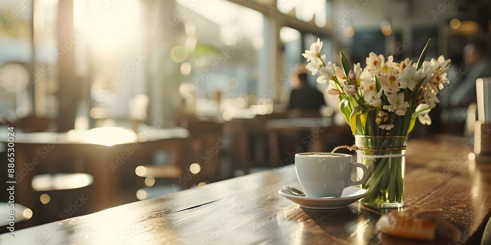 Cozy Swedish cafe with warm light coffee pastries people enjoying fika. Concept Swedish Cafe, Warm Lighting, Coffee Pastries, Fika, Cozy Atmosphere Cozy Swedish cafe with warm light coffee pastries people enjoying fika. Concept Swedish Cafe, Warm Lighting, Coffee Pastries, Fika, Cozy Atmosphere