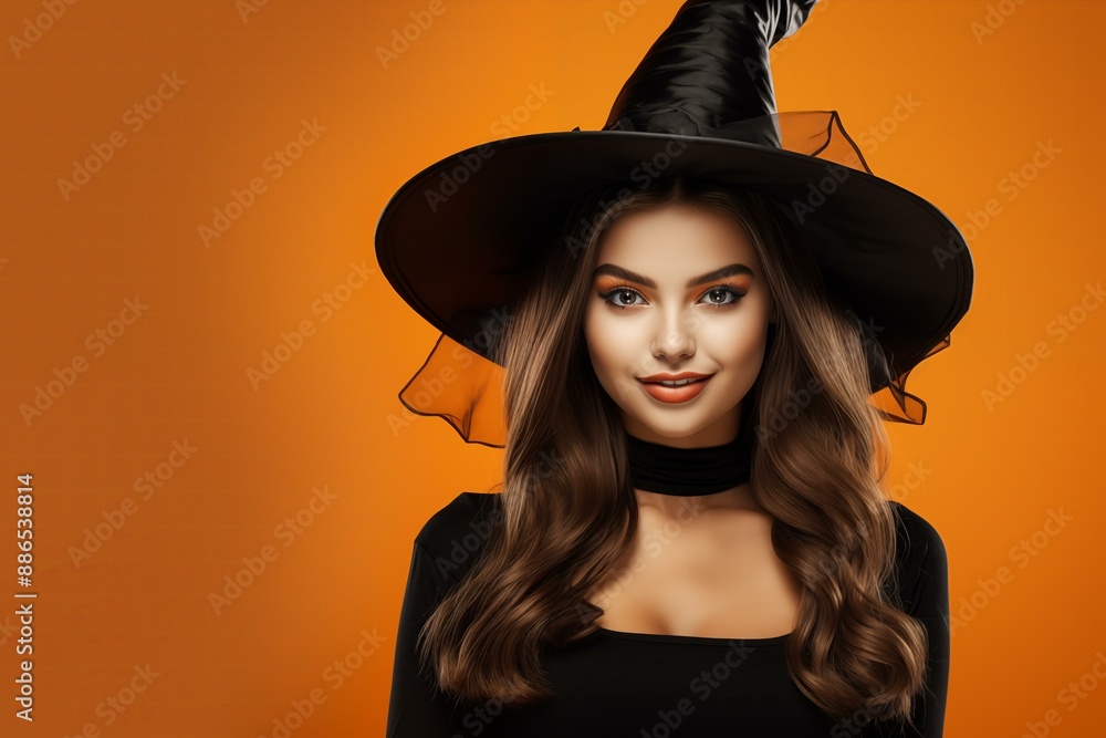 Smiling Witch Posing for Halloween Smiling Witch Posing for Halloween