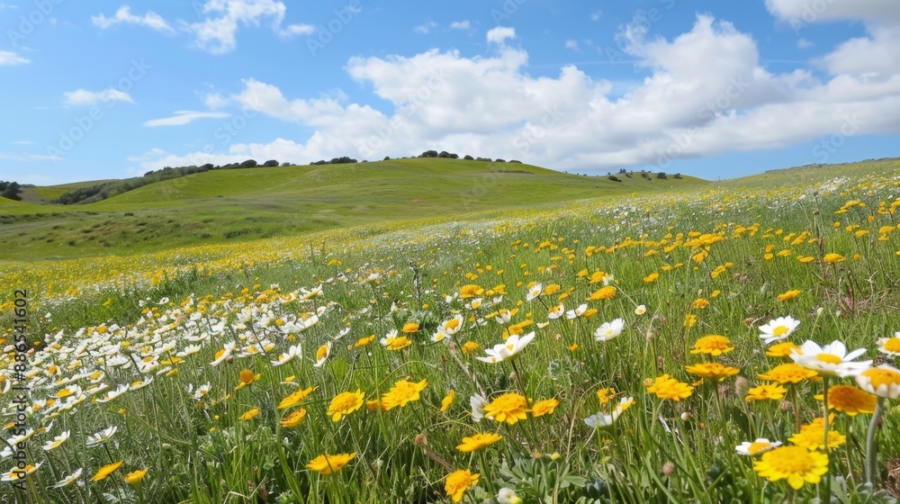Wildflowers in a Meadow. Wildflowers in a Meadow.