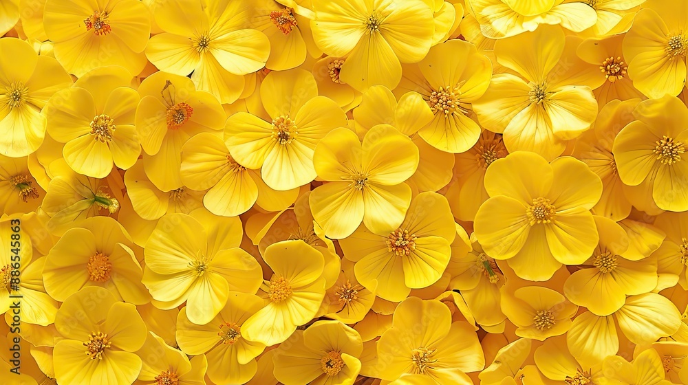 Obraz premium close up yellow flowers background
