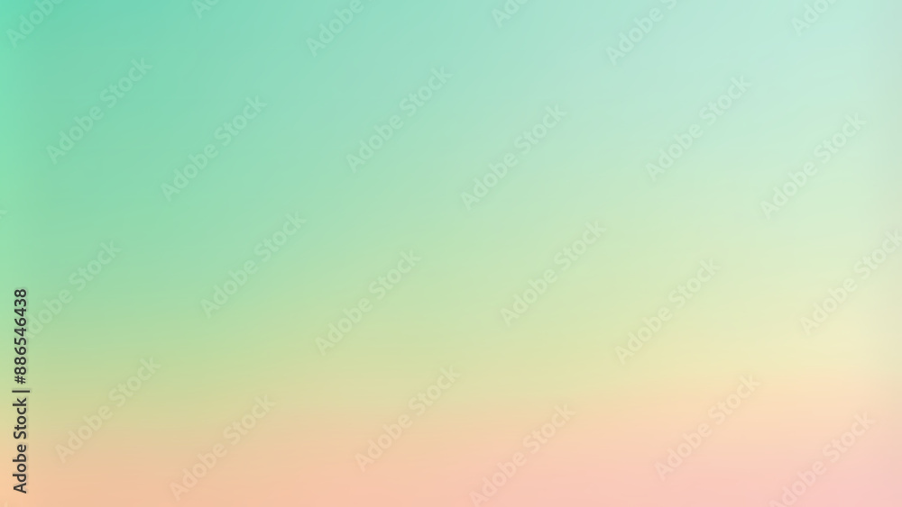 Obraz premium Gradient Green to Pink - Abstract Background