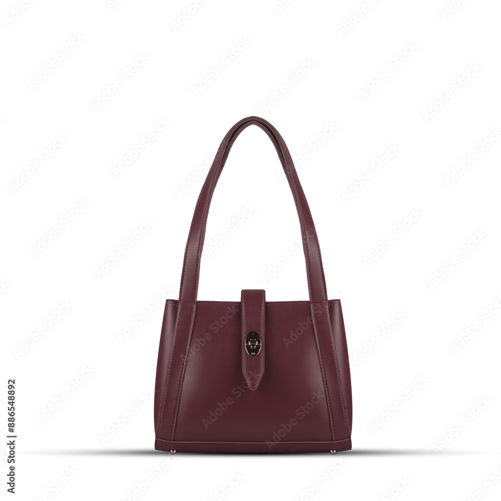 Business classic brown bag for women. Made of genuine grained leather. Business classic brown bag for women. Made of genuine grained leather.