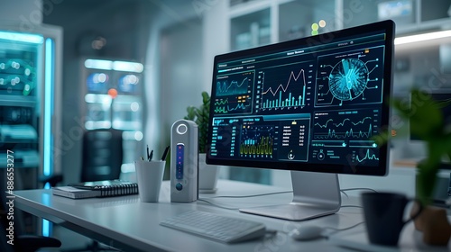 Wallpaper Mural High Tech Healthcare Monitoring Station with Advanced Diagnostic Tools and Real Time Patient Data Analysis Highlighting Innovation in Digital Medicine Torontodigital.ca