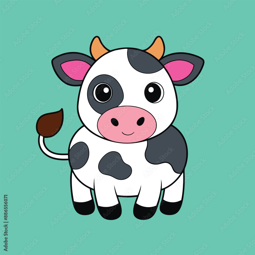 Holstein Cow Vector Illustration - Cartoon, Clipart & Line Art Design, Holstein cow vector illustration in cartoon, clipart, and line art styles Holstein Cow Vector Illustration - Cartoon, Clipart & Line Art Design, Holstein cow vector illustration in cartoon, clipart, and line art styles