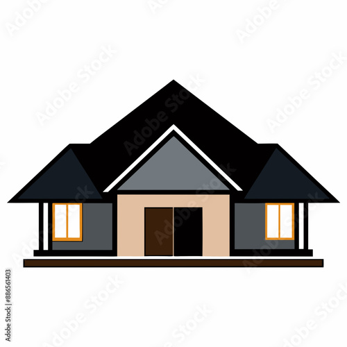 house icon isolated on white