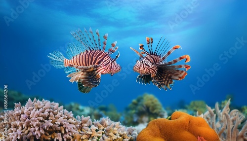 Ptera Pogon Kauderni Fish Amidst Vibrant Coral