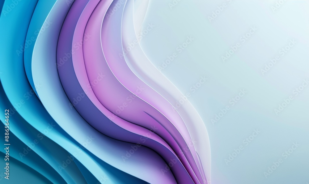 Fototapeta premium background with blue and purple gradient and spiral shape