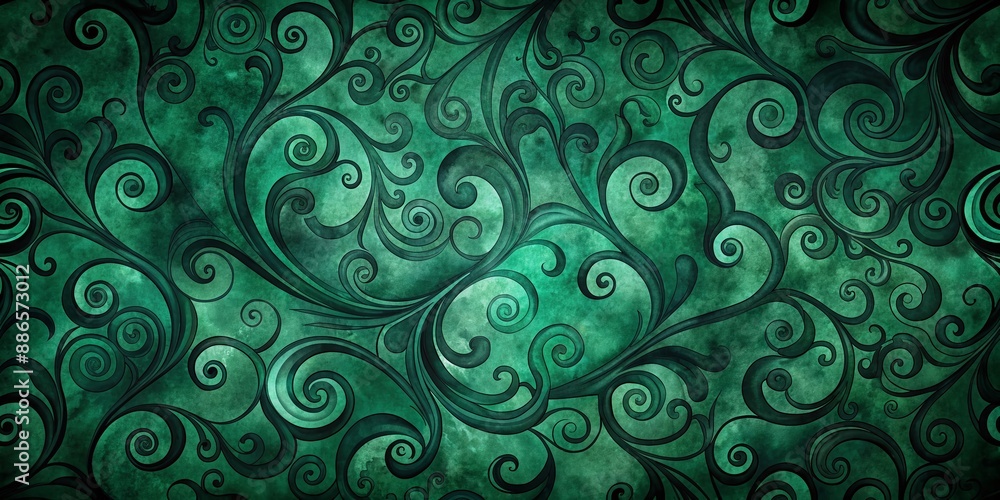 Dark green watercolor texture with bold black swirls, resembling a matte paper background, evoking a sense of luxury and sophistication, perfect for abstract banners. Dark green watercolor texture with bold black swirls, resembling a matte paper background, evoking a sense of luxury and sophistication, perfect for abstract banners.