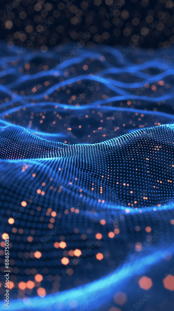 Binary Wave Wallpaper Binary Wave Wallpaper