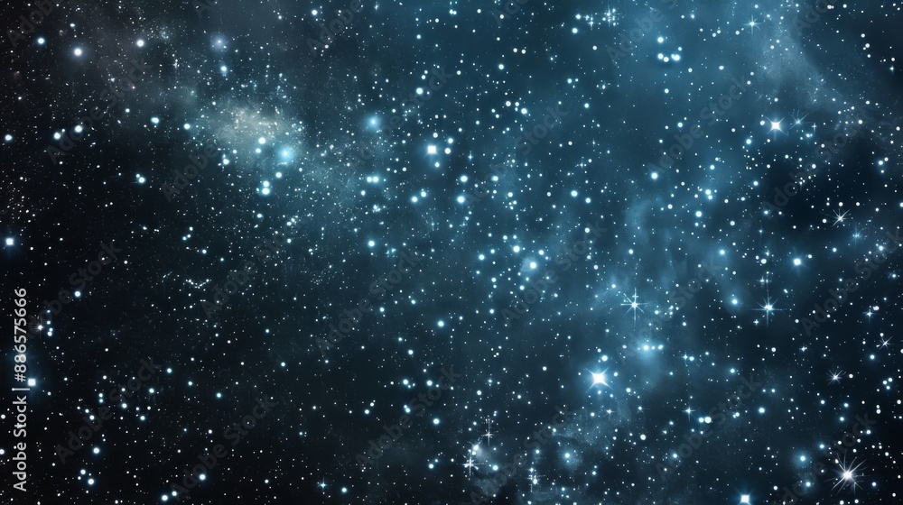 Fototapeta premium The cosmos filled with countless stars