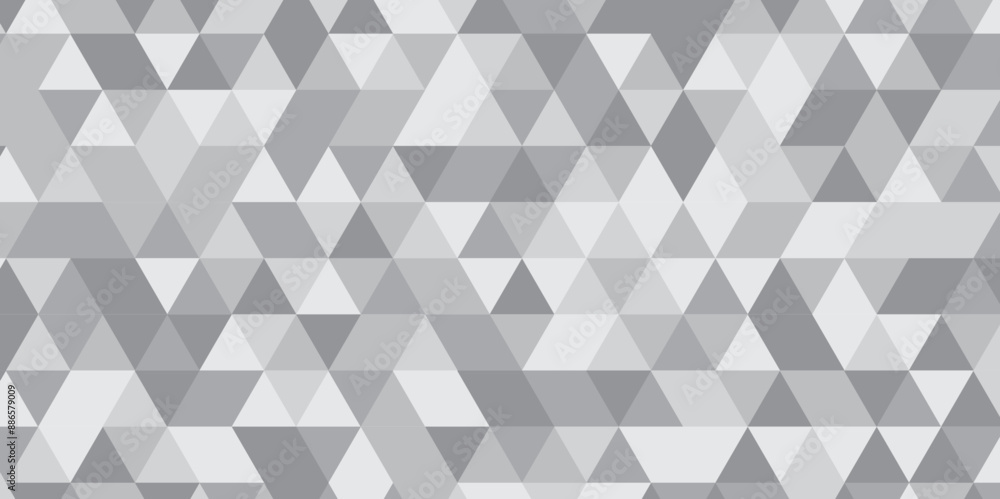 Abstract vector Triangle shape retro wall grid pattern geometric ornament tile vector square element. black and gray background seamless mosaic and low polygon triangle texture. Abstract vector Triangle shape retro wall grid pattern geometric ornament tile vector square element. black and gray background seamless mosaic and low polygon triangle texture.