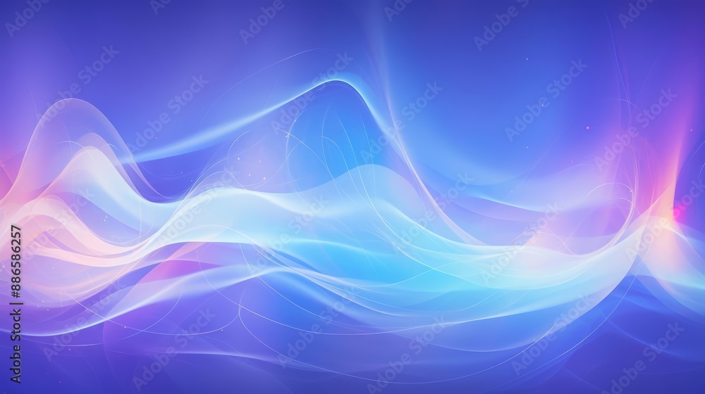 Brilliant 3D sound waves producing bizarre forms, 3D background music, alluring and contemporary Brilliant 3D sound waves producing bizarre forms, 3D background music, alluring and contemporary