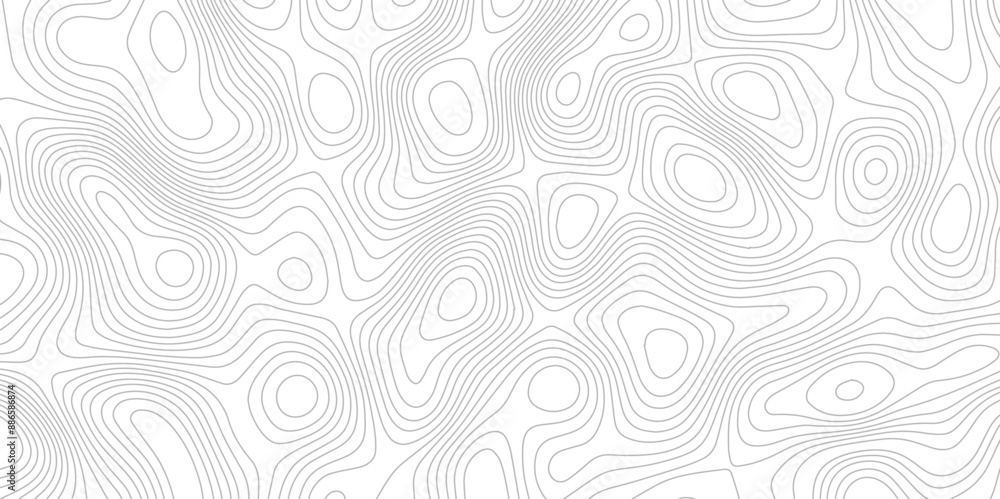 Vector contour topographic map background. black abstract line luxury art. Topographic map lines, contour background. geography and topographic map grid abstract backdrop.