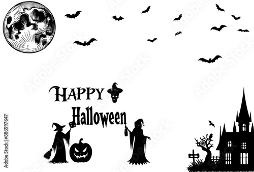 halloween party background