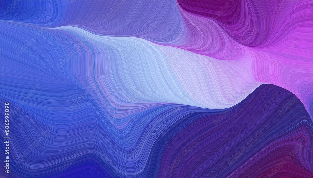 abstract waves illustration with medium purple, dark slate blue and lavender blue color abstract waves illustration with medium purple, dark slate blue and lavender blue color