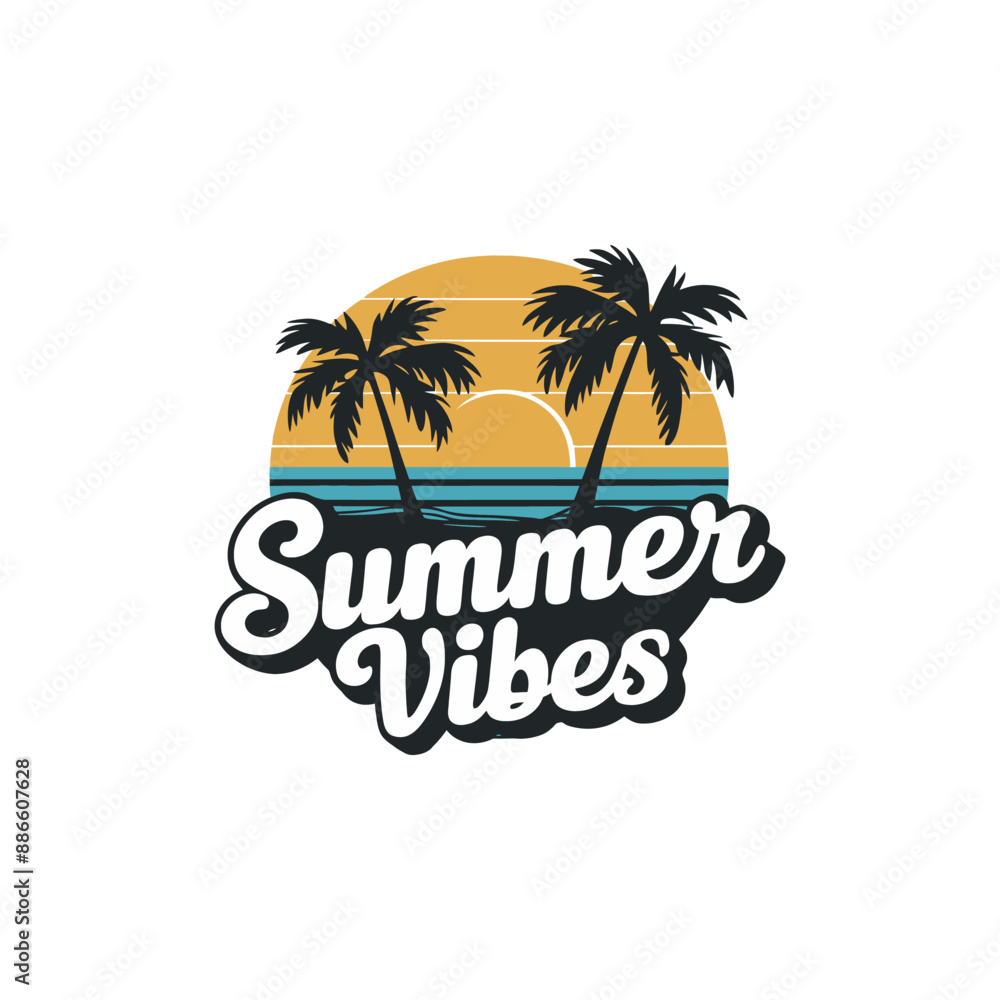 Summer Vibes Typography Design and Free Vector Summer Vibes Typography Design and Free Vector