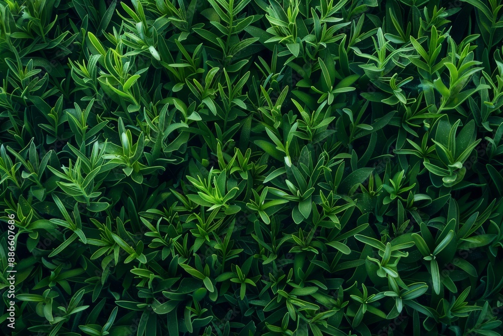 Naklejka premium Green underwater seaweed pattern background