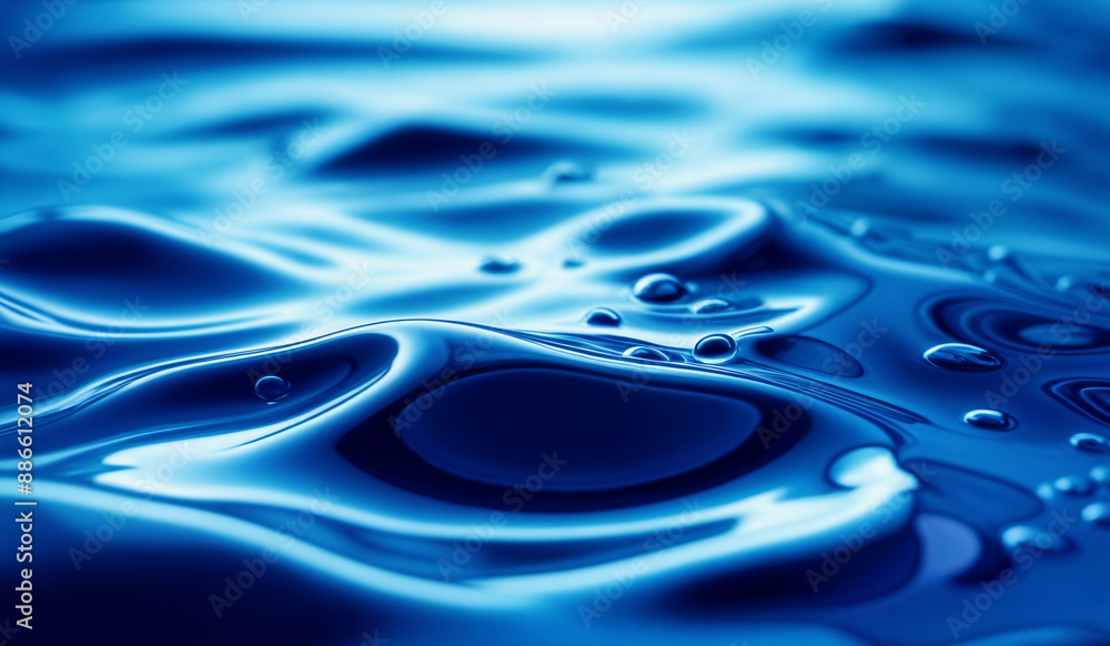 Splashing blue liquid texture background illustration. AI generated. Splashing blue liquid texture background illustration. AI generated.