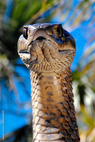 Close-Up Cobra Face Showcas...