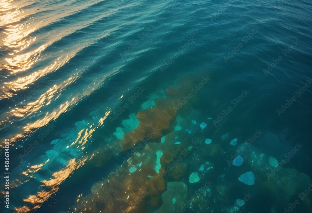 Beautiful beach scenery, high angle view of the sea Beautiful beach scenery, high angle view of the sea