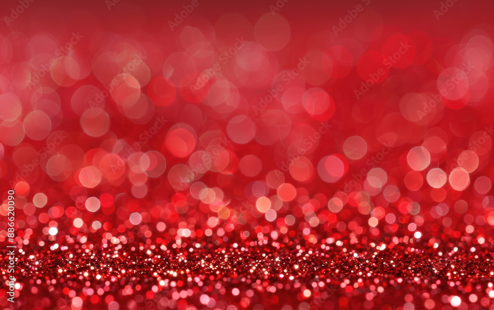 Vibrant red glittery background with bokeh effect. Perfect for festive, celebration, or holiday themes. Abstract and visually appealing. Vibrant red glittery background with bokeh effect. Perfect for festive, celebration, or holiday themes. Abstract and visually appealing.
