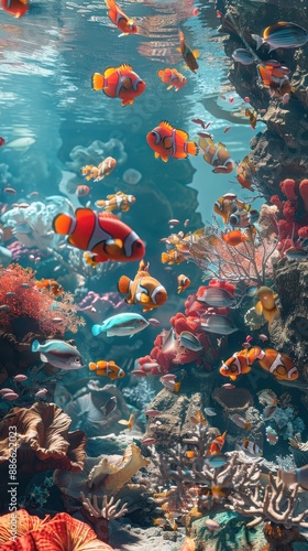 Vibrant Underwater Paradise photo