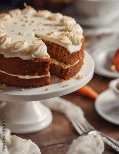 Wallpaper Mural rich and moist carrot cake with cream cheese frosting
 Torontodigital.ca
