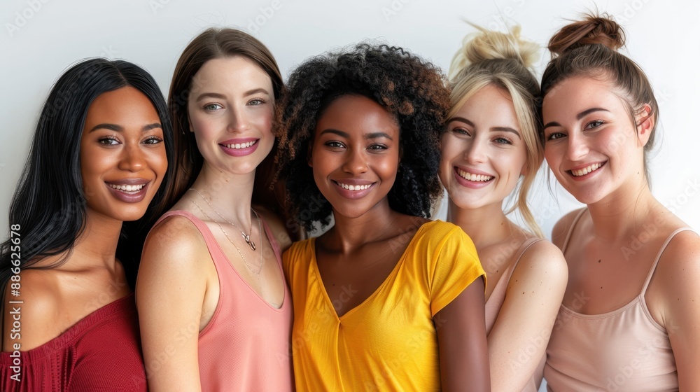 Diverse Group of Smiling Women Diverse Group of Smiling Women