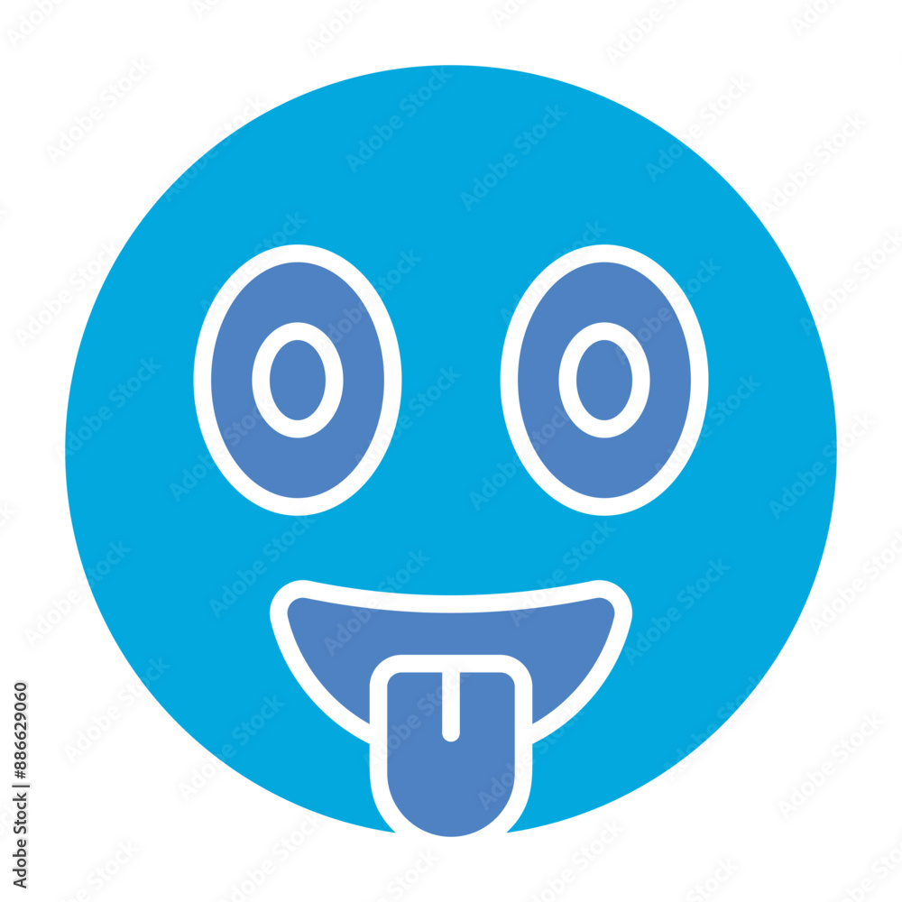 Obraz premium Tongue Out Icon
