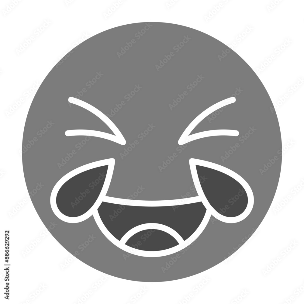 Fototapeta premium Laughing Icon