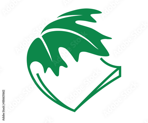 Compostable and Biodegradable Plastics. Eco friendly compostable material production - environment protection emblem. Home compostable products