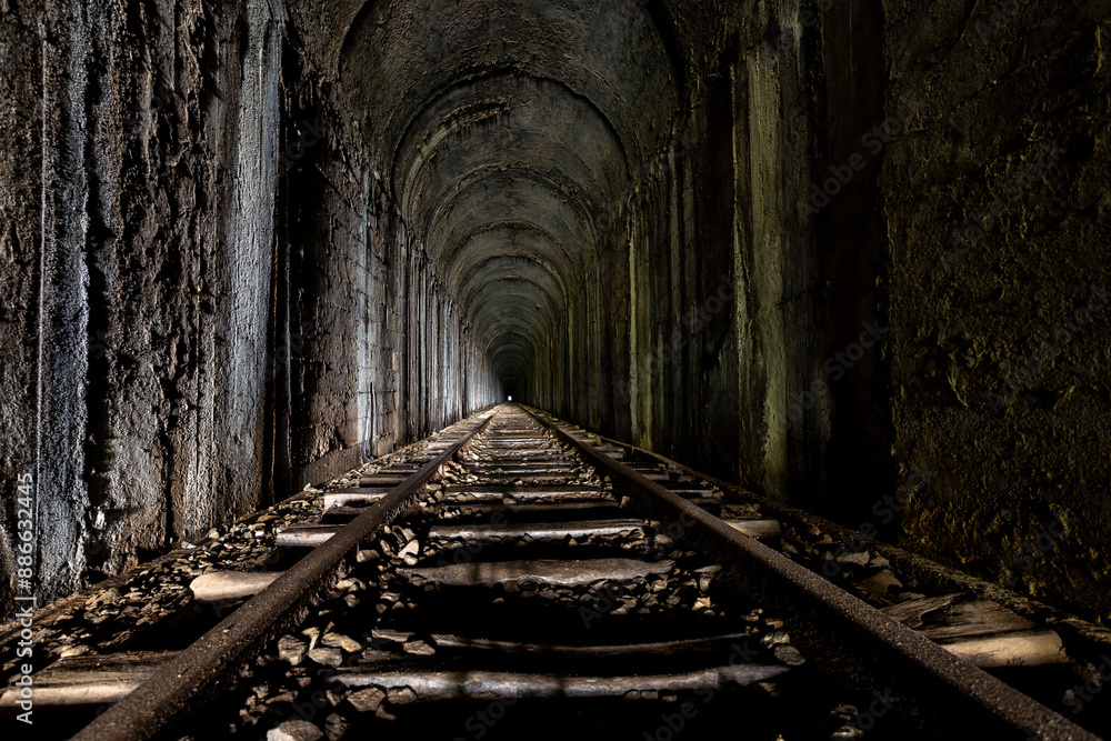 Naklejka premium Túnel da Mantiqueira, Estrada de ferro, Passa Quatro, Minas Gerais