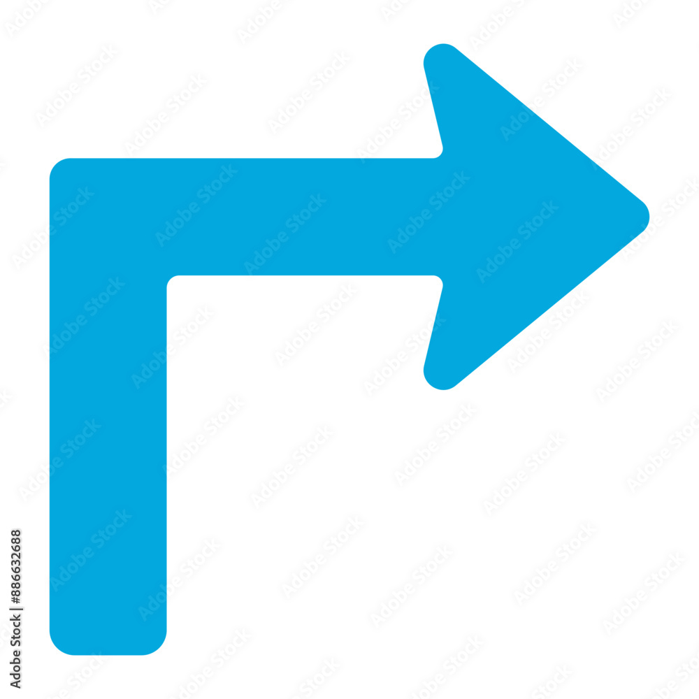 Turn Right Icon Turn Right Icon