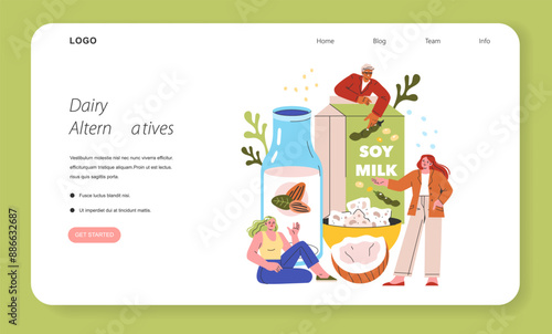 Low Histamine Diet. Flat Vector Illustration