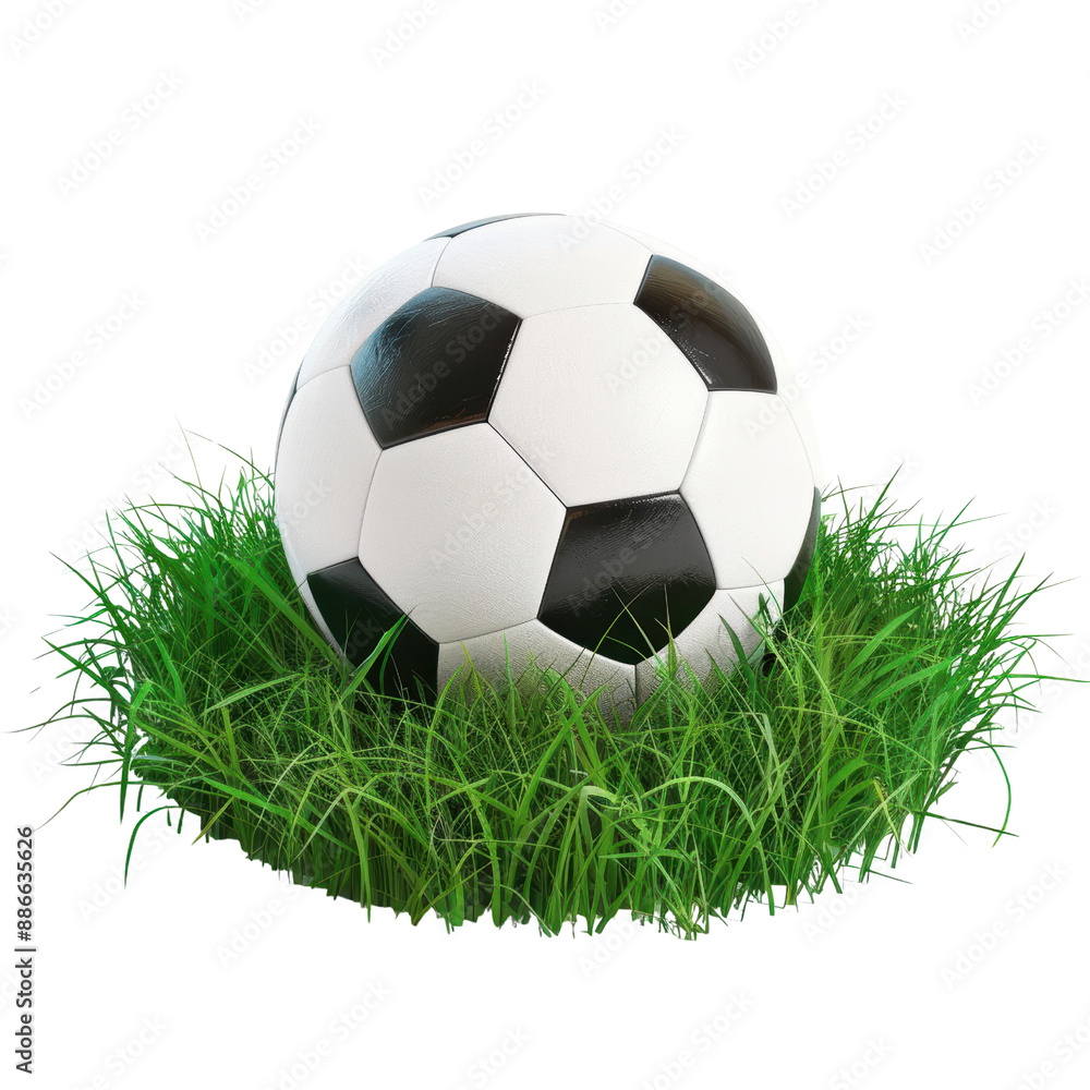 Obraz premium Soccer Ball on Grass