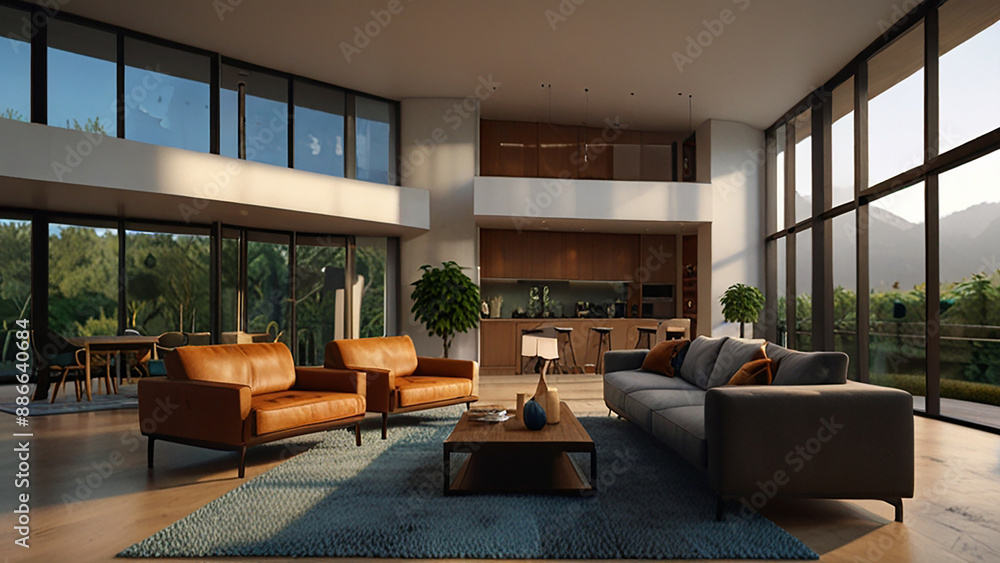 Versatile Living Room Design: A Multi-View Ultra Rendered Interior by ...