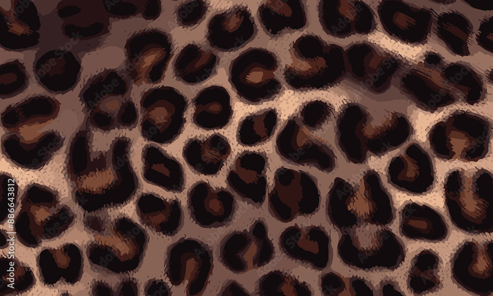 Leopard Skin Texture Pattern Vector. Seamless Animal Wildlife Skin Pattern. Leopard Fur Camouflage Background. Leopard Skin Texture Pattern Vector. Seamless Animal Wildlife Skin Pattern. Leopard Fur Camouflage Background.