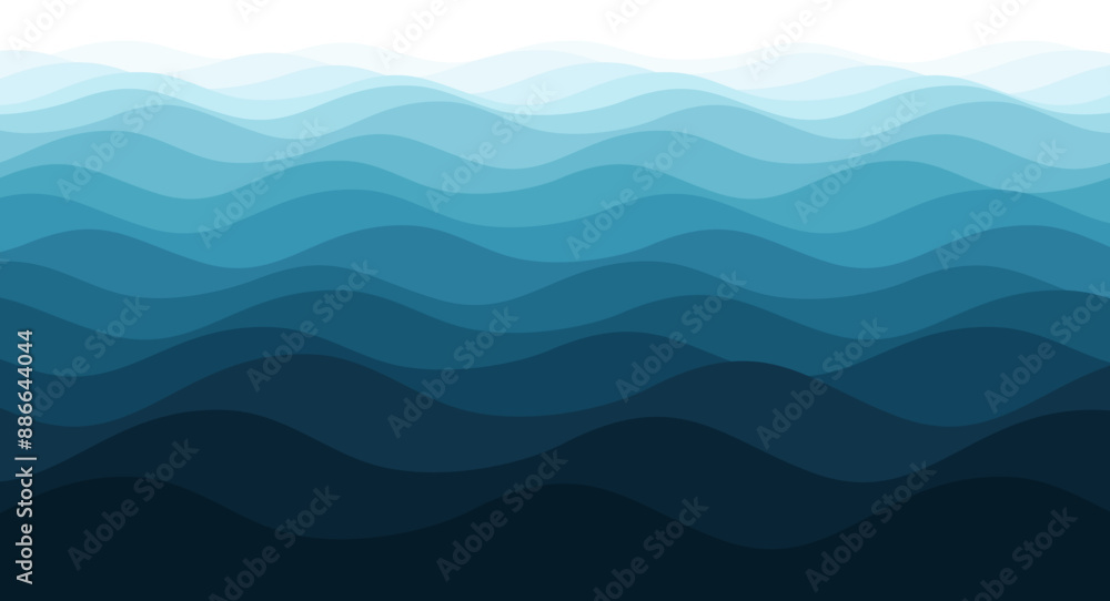 Blue waves abstract gradual water surface background illustrate the sea or ocean wave Blue waves abstract gradual water surface background illustrate the sea or ocean wave