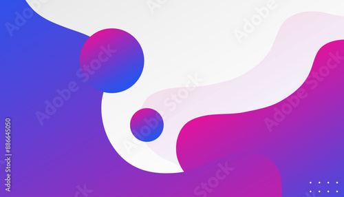 Purple abstract background. Fluid shapes composition. It is suitable for posters, flyers, websites, covers, banners, advertising