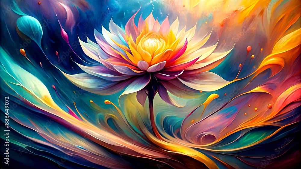 The Unfolding Flower: A Delicate and Fragile Abstract Study of Growth and Transformation Generative AI-generated design The Unfolding Flower: A Delicate and Fragile Abstract Study of Growth and Transformation Generative AI-generated design