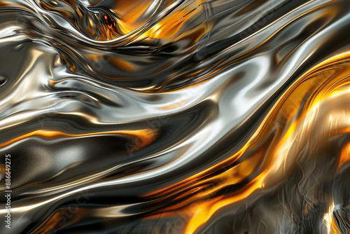Beautiful texture liquid soft metal, design natural abstract background