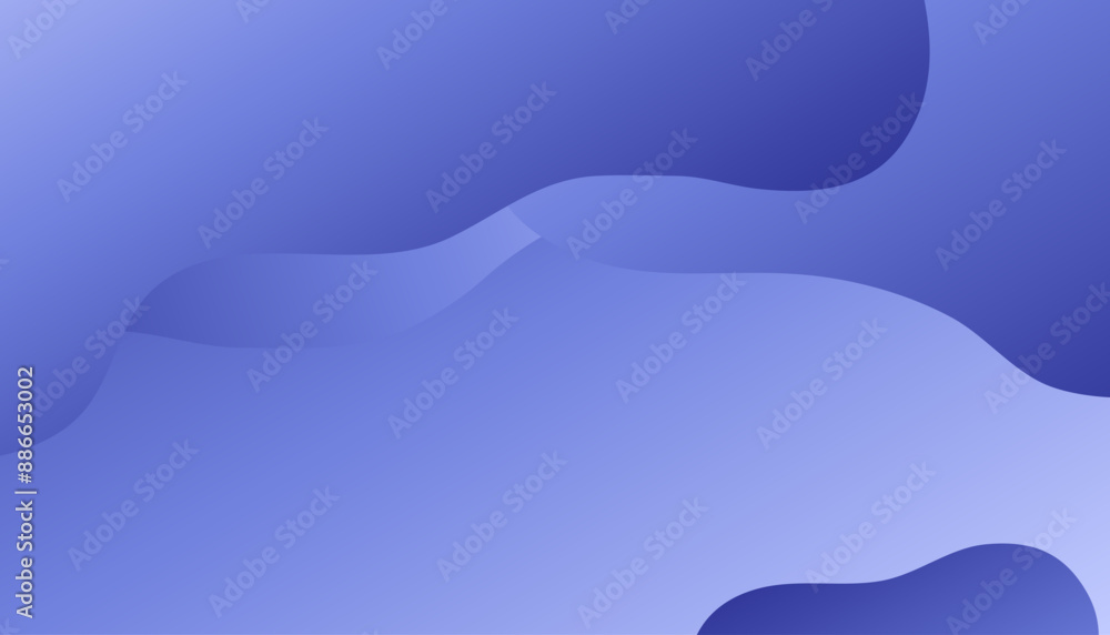 Fototapeta premium Abstract blue wave background. Dynamic shapes composition. vector design concept. Decorative web layout or poster, banner 