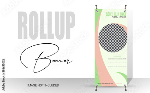 Business Agency Roll Up  Banner Template or Product Presentation and Flyer Design