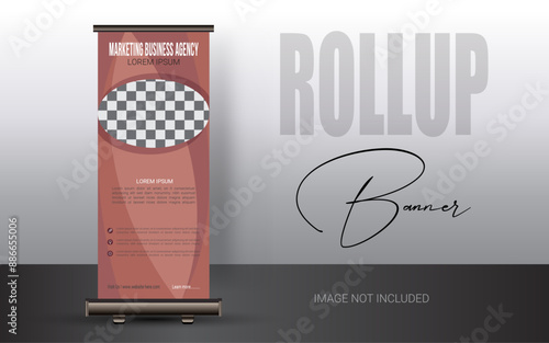 Business Agency Roll Up  Banner Template or Product Presentation and Flyer Design