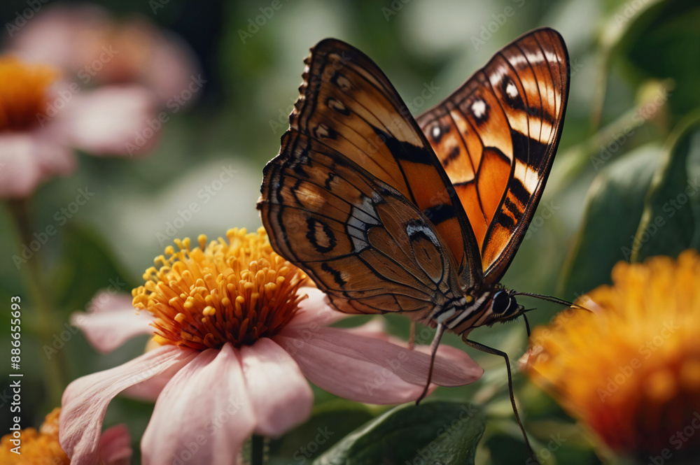 Obraz premium Butterfly Proboscis